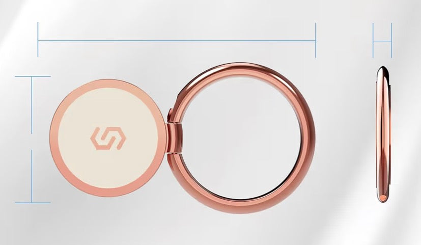 ‘Circle Back’ Best Case Scenario + Rose Gold Magnetic Ring (MagSafe compatible)